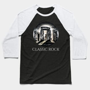 Ancient British Prehistory - Stonehenge - Classic Rock Baseball T-Shirt